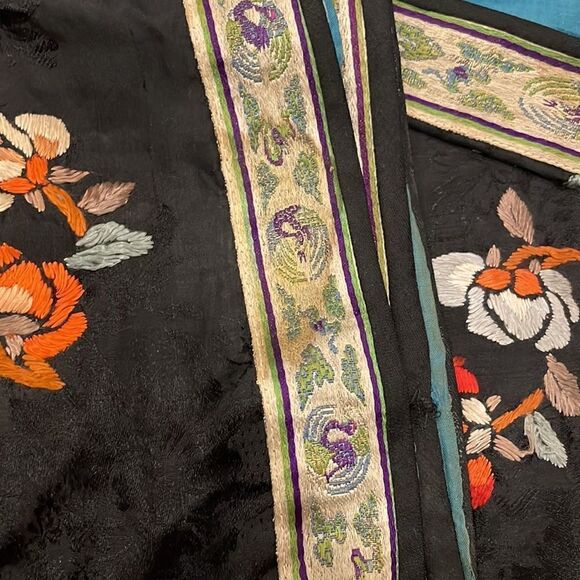 Vintage Bullock’s Made In China Embroidered Silk Blouse 1950’s Woman’s Size Smal - Picture 7 of 7